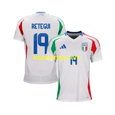 Billiga Fotbollströjor Italien Mateo Retegui 19 Borta tröja 2024 Kortärmad